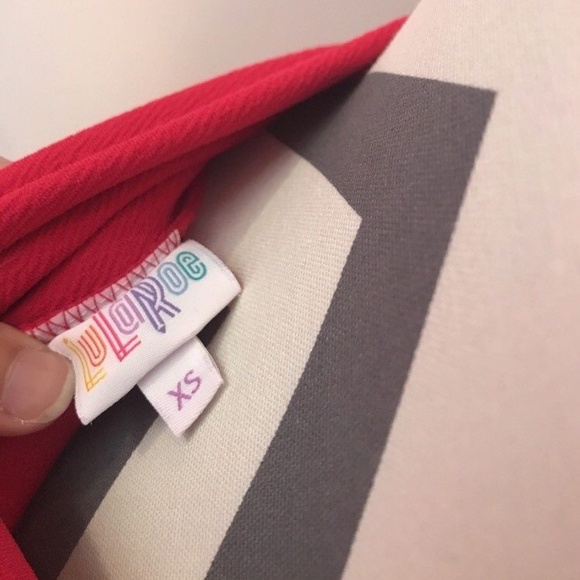 NWT LuLaRoe LLR‎ XS ColorBlock Cassie - Picture 4 of 7
